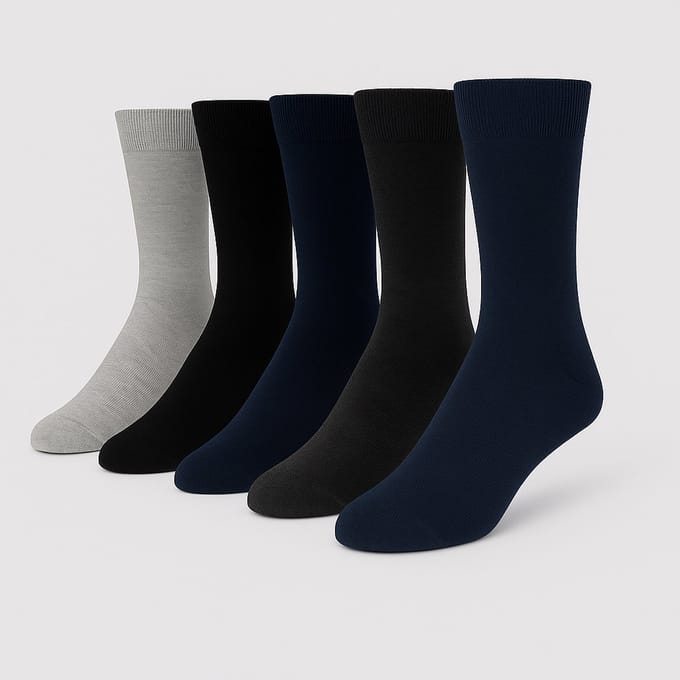 Bixtra Paris Business Sokken – 5-Pack Premium Comfort – Katoen – 43-46