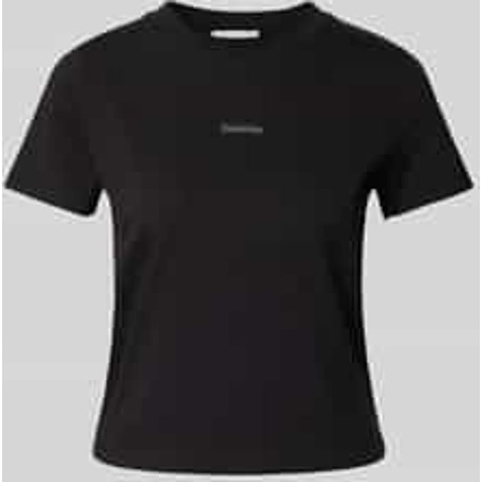 Regular fit T-shirt met labelpatch