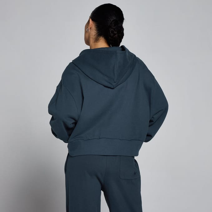 MP Women's Lightweight Loopback Zip Through Hoodie - Faded Blue - M