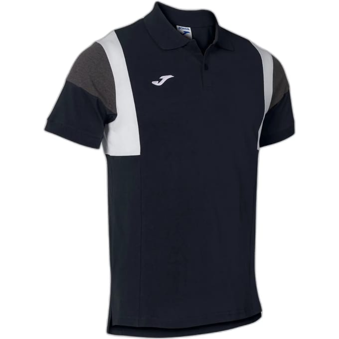 Joma Confort Iii Korte Mouw Poloshirt Zwart S Man