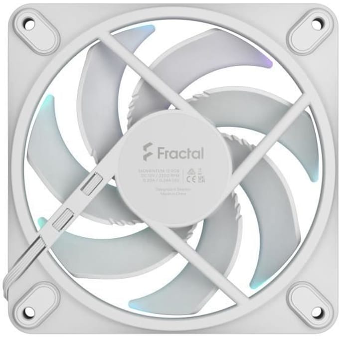 Fractal Design Momentum 12 RGB - Case ventilator - 120mm - Wit