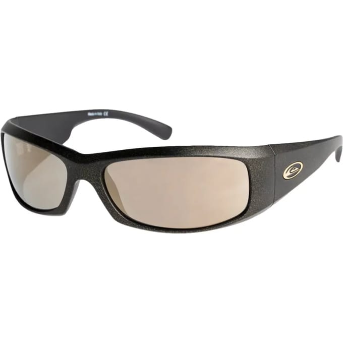 Quiksilver Fishy Metalic Black Zonnebril zwart