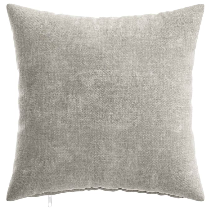vidaXL - Kussensloop - 6 - st - HEERLEN - Lichtgrijs - 30 - x - 30 - cm - Chenille - Stof