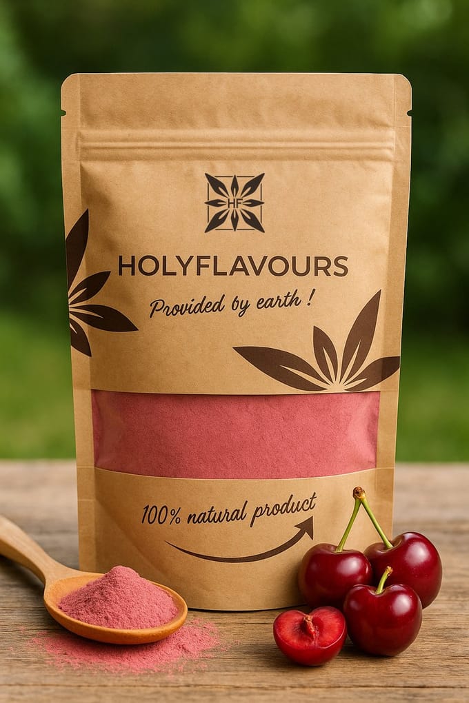 Zure Kersen Sap Concentraat Poeder - 100 gram - Holyflavours