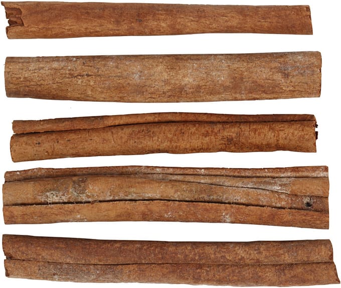 Kaneelstokjes, L: 7-8 cm, 5 stuk/ 1 doos