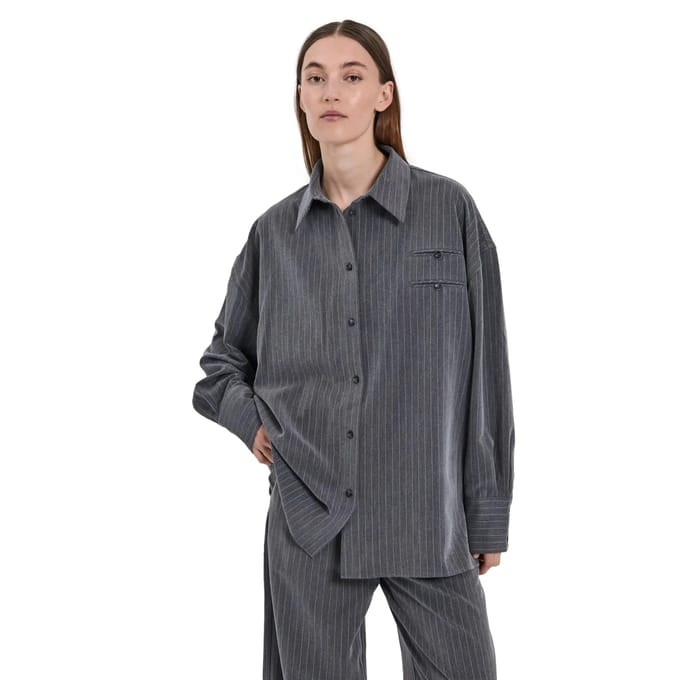 Vrouwenoverhemd Norr Neo pinstripe