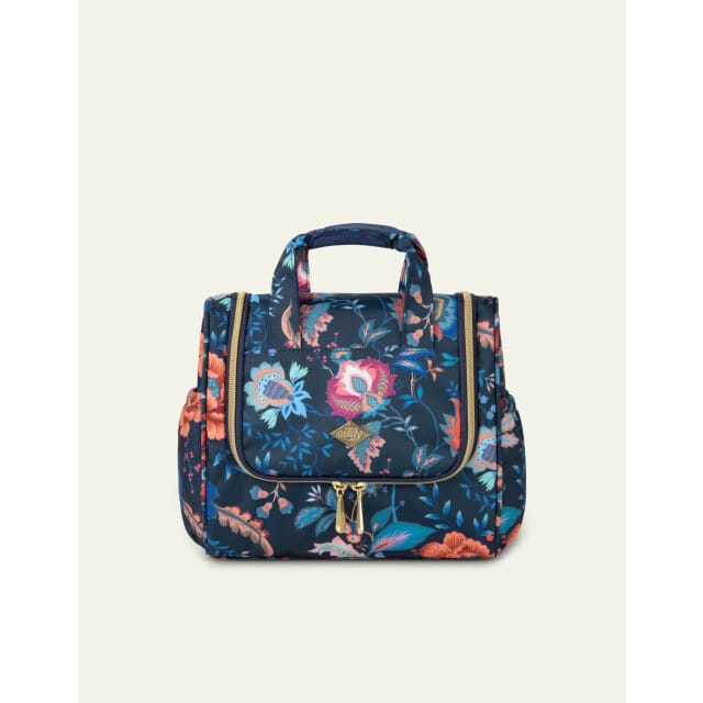 Oilily Cathy - Toilettas - Dames - Met Spiegeltje - Waterdicht - Blauw - One size