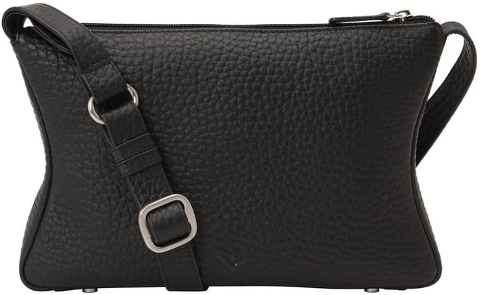 Voi Hirsch Crossbody tas Leder 27 cm - Dames - schwarz