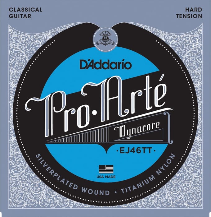 D'Addario EJ46TT Titanium Trebles Klassieke Gitaarsnaren - Hoge Spanning