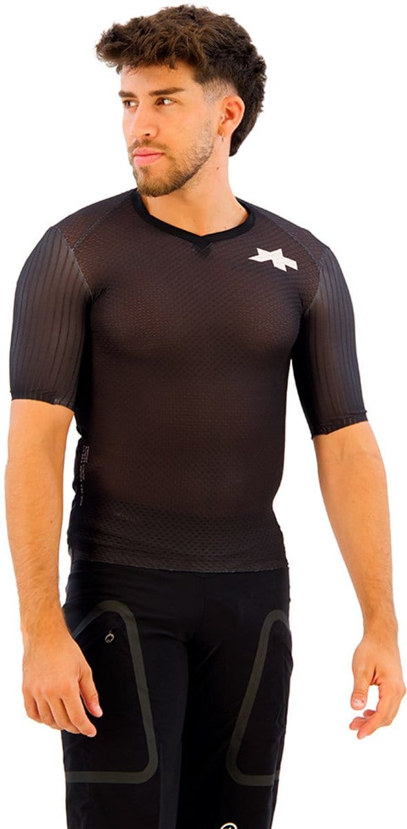 Assos Equipe Rsr S11 Korte Mouw Wielertrui Zwart M Man