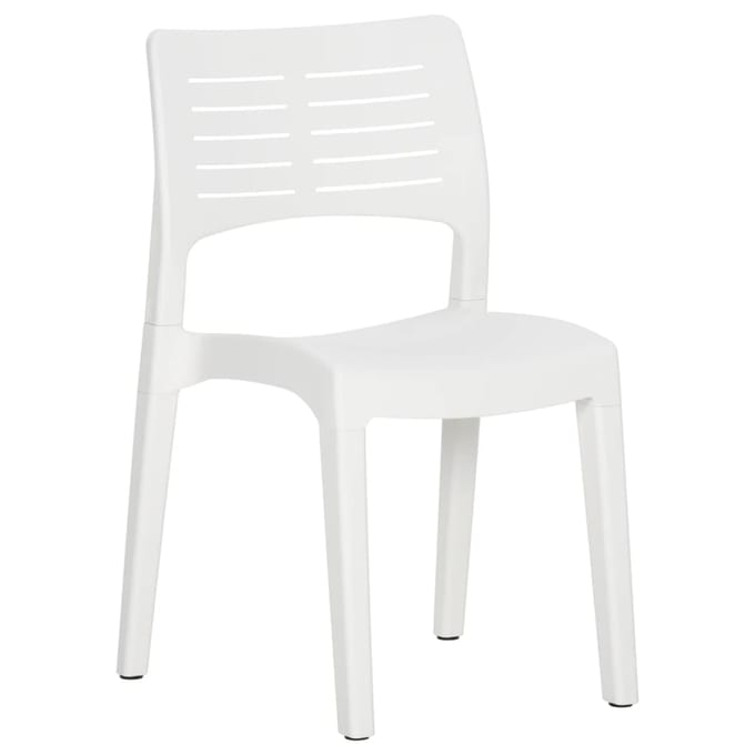 vidaXL - Tuinstoelen - 2 - st - polypropeen - wit