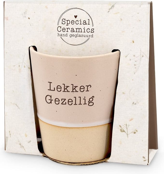 MIKO - Special Ceramics Beker - Lekker gezellig - Roze