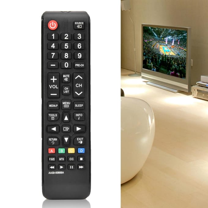 Télécommande Smart TV pour Samsung AA59-00666A (H32B, H40B, H46B, PN64E533D2F) black