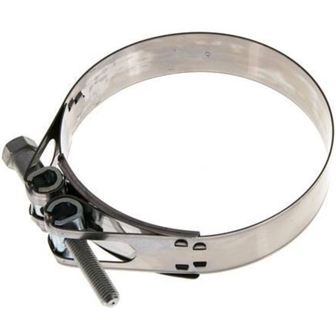 140 - 150 mm Slangklem van Rvs 430 met een 30 mm band - Norma