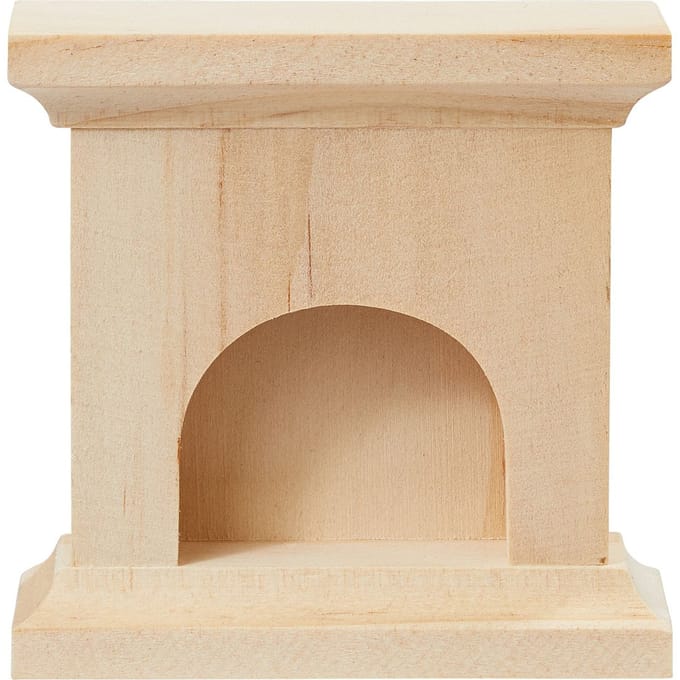 Miniatuur open haard