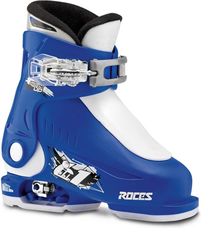 Roces - Idea Up - Skischoenen - Kinderen - 16.0-18.5 (25-29) - Blauw - Wit