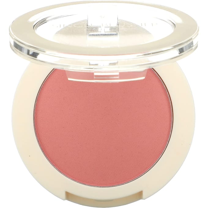 The Saem, Saemmul, single blusher, PK04 rose ribbon, 0.18oz white