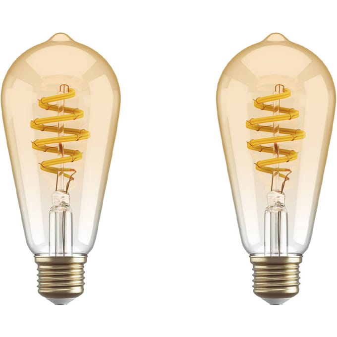 Hombli Smart Bulb Amber ST64 2-pack