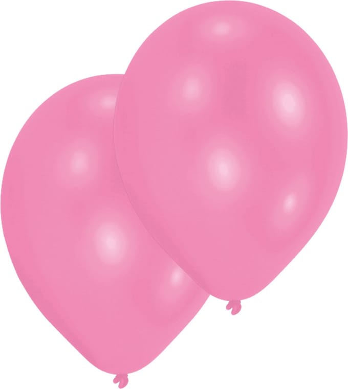 Amscan - Ballonnen Lichtroze 27.5 cm (10 stuks)