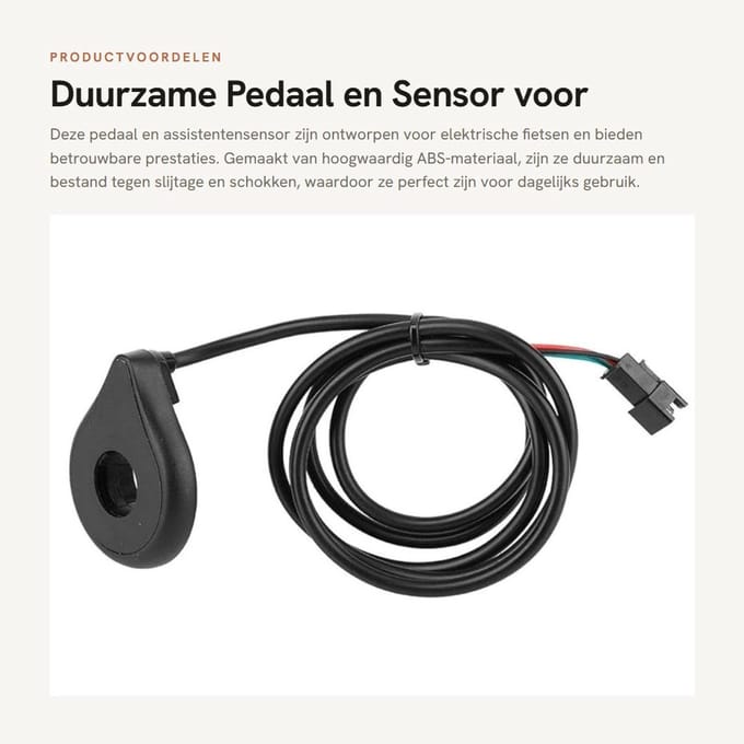 Dailygoods - Duurzame Pedaal en Sensor voor Elektrische Fiets