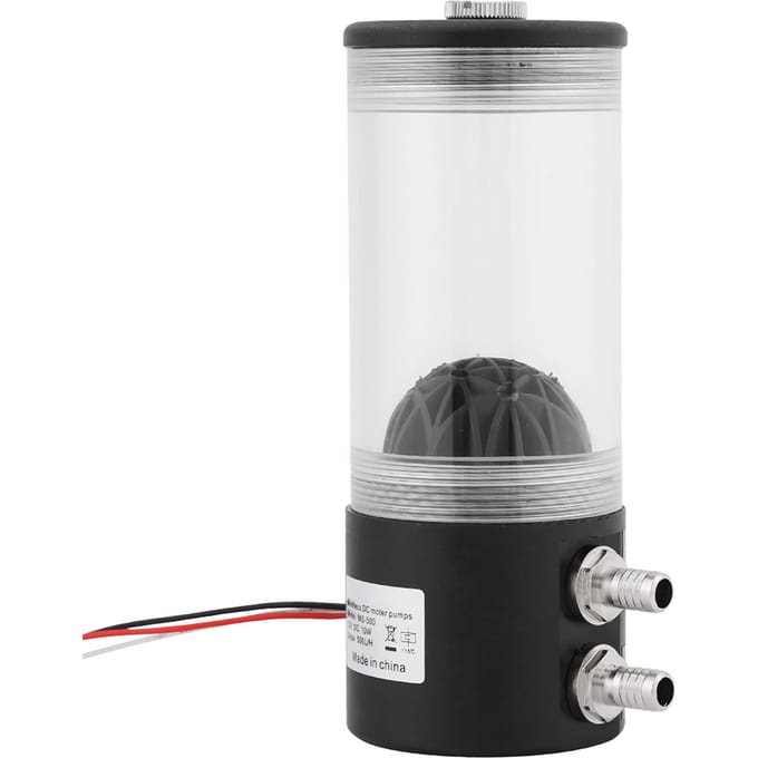Details over 500LH 10W DC 12V CPU CO2 Koeling Waterkoeler Pomp Tank Warmtewisselaar Stil