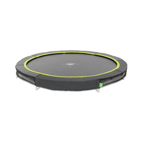 EXIT Silhouette Sporttrampoline ø244cm - Inground - Ingraaftrampoline - Rond - Voor Kinderen - Zwart