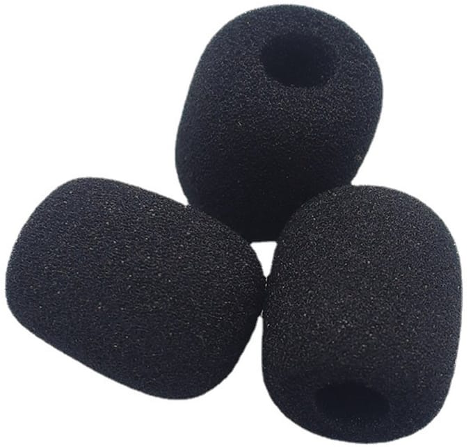 6-pack mini-microfoonhoezen