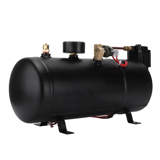 12V Luchthoorns Compressor 3L 150PSI Vervanging Modificatie voor Auto's Vrachtwagens Schepen Treinen