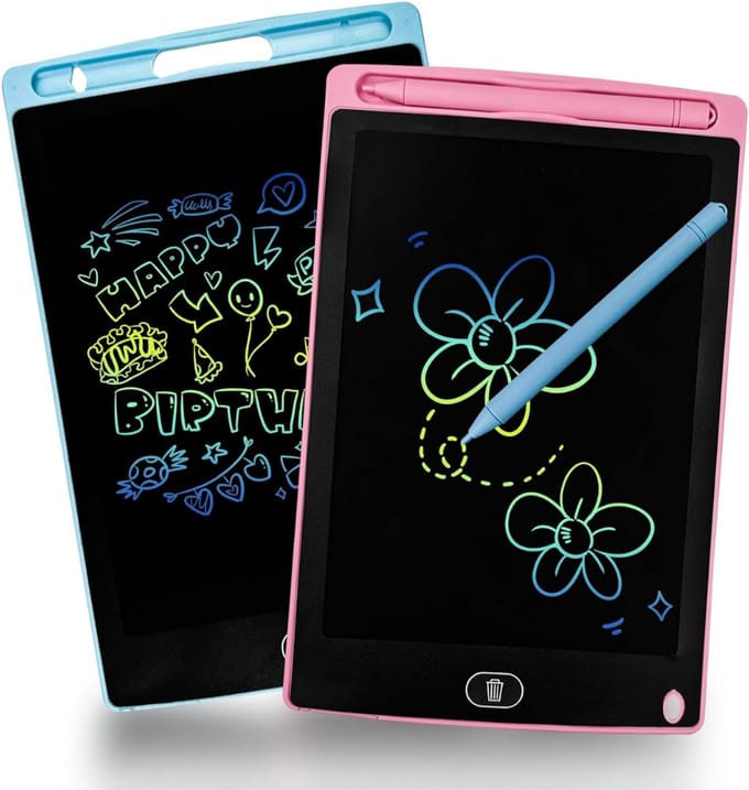 VH Supplies®Tekentablet Kinderen - Digitaal Tekenbord - Tekenpad - 2 Stuks - 8.5 inch