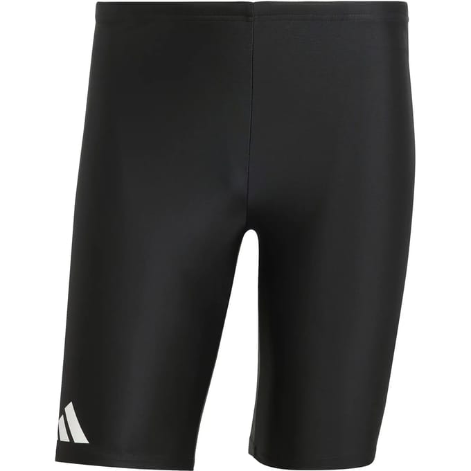 adidas Performance Solid Lange Zwembroek - Heren - Zwart- M