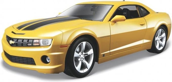 Maisto Chevrolet Camaro - Modelauto - Schaal 1:18 - Geel/Zwart