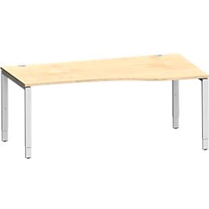 Schäfer Shop Genius bureau MODENA FLEX, aanbouw rechts, B 1800 mm, esdoorn