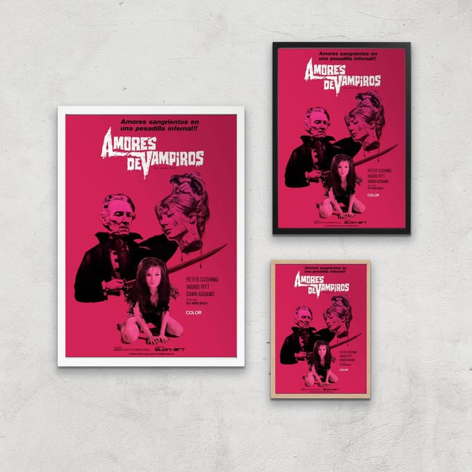 Amores De Vampiros Giclee Art Print - A2 - Print Only