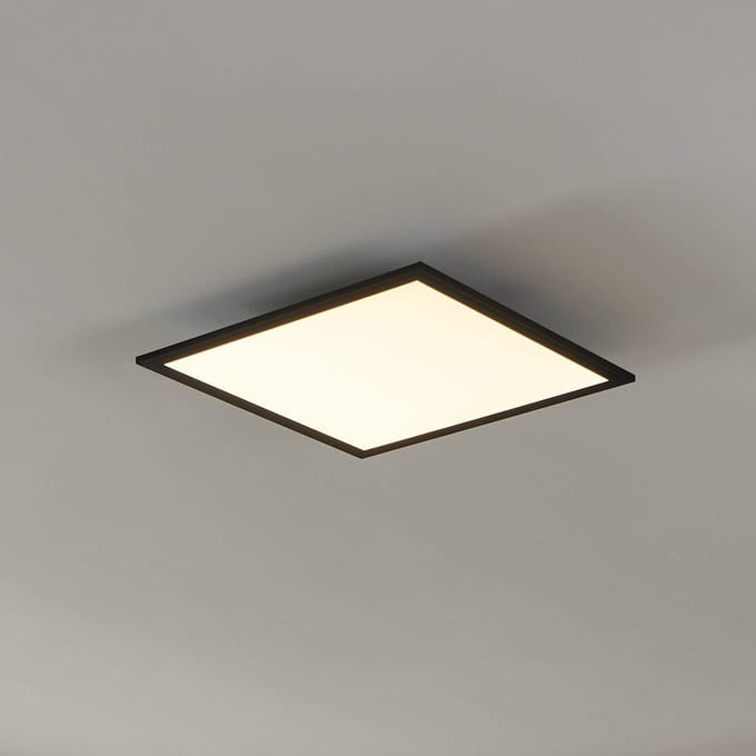 EGLO connect.z Salobrena-Z Smart Plafondlamp - 45 cm - Zwart/Wit - Instelbaar wit licht - Dimbaar - Zigbee