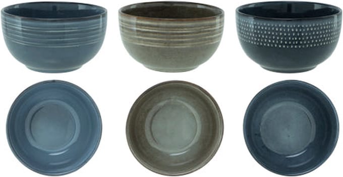Cosy & Trendy Samos Bowl D14xh7,8cm 52cl 3 Types