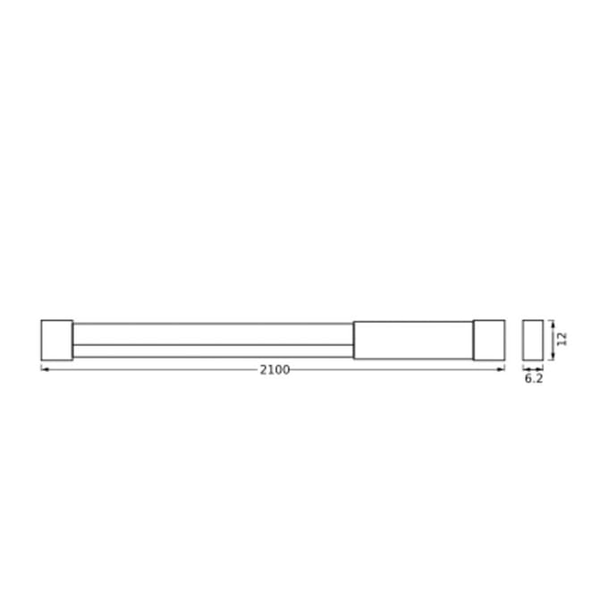 LEDVANCE NEON FLEX 2M LED strip, wit, 4,7W, 45lm