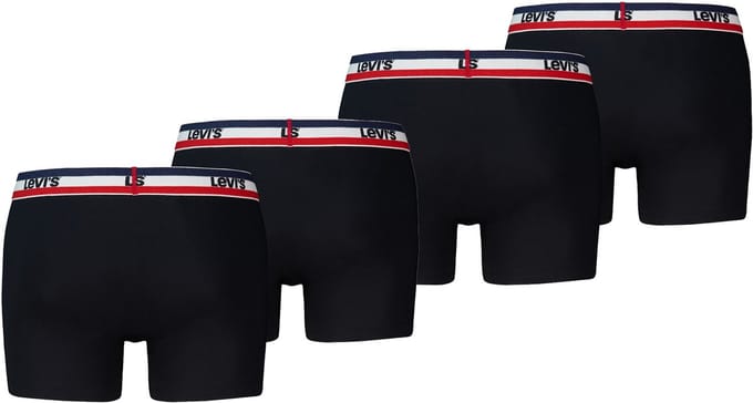 Pack of 4 men's Levis REPEAT LOGO SPW BOXER boxer shorts underwear pants