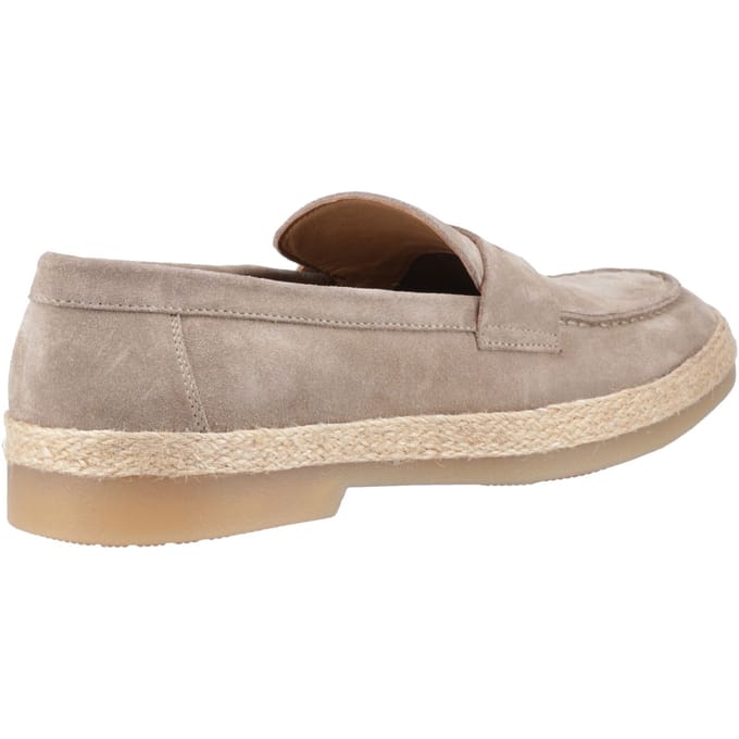 Hush Puppies Laurence Suede Heren Taupe Instappers
