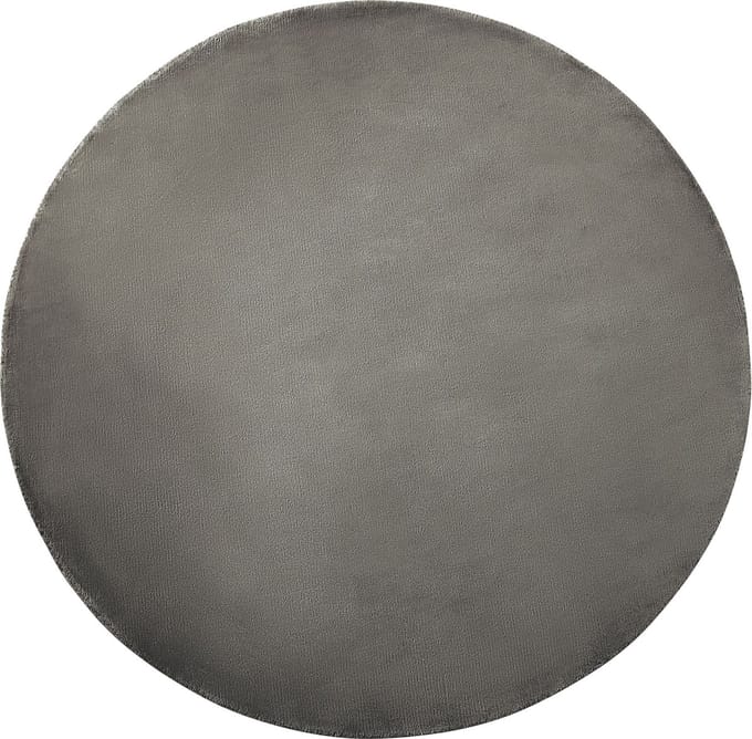 GESI II - Laagpolig vloerkleed - Donkergrijs - 140 cm - Viscose