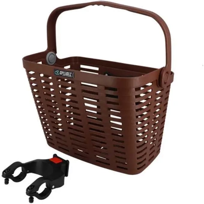 Achterfietsmand met plastic clips Optimiz