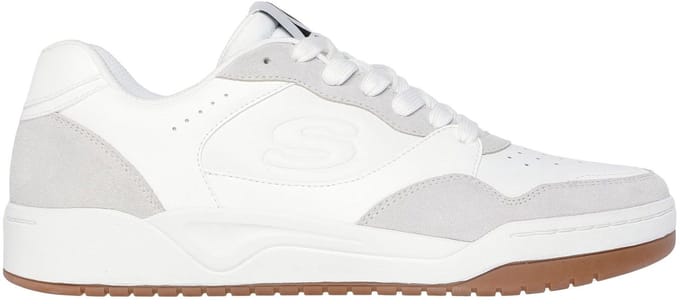 Skechers Koopa - Volley Low Lifestyle Heren Sneakers - Wit