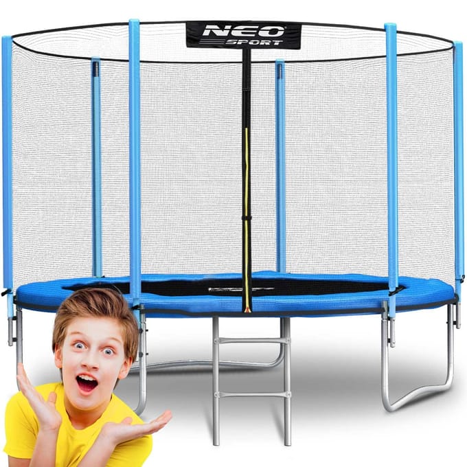 Neo-Sport Serie - Tuintrampoline - 6ft - 183cm - Inclusief Veiligheidsnet en Ladder