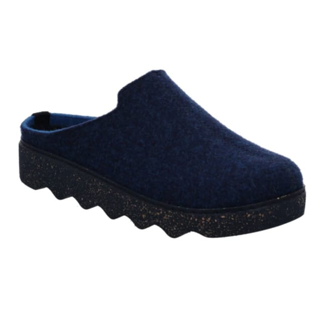 Rohde Pantoffels Dames Sloffen Blauw 6120-54 - Maat 38