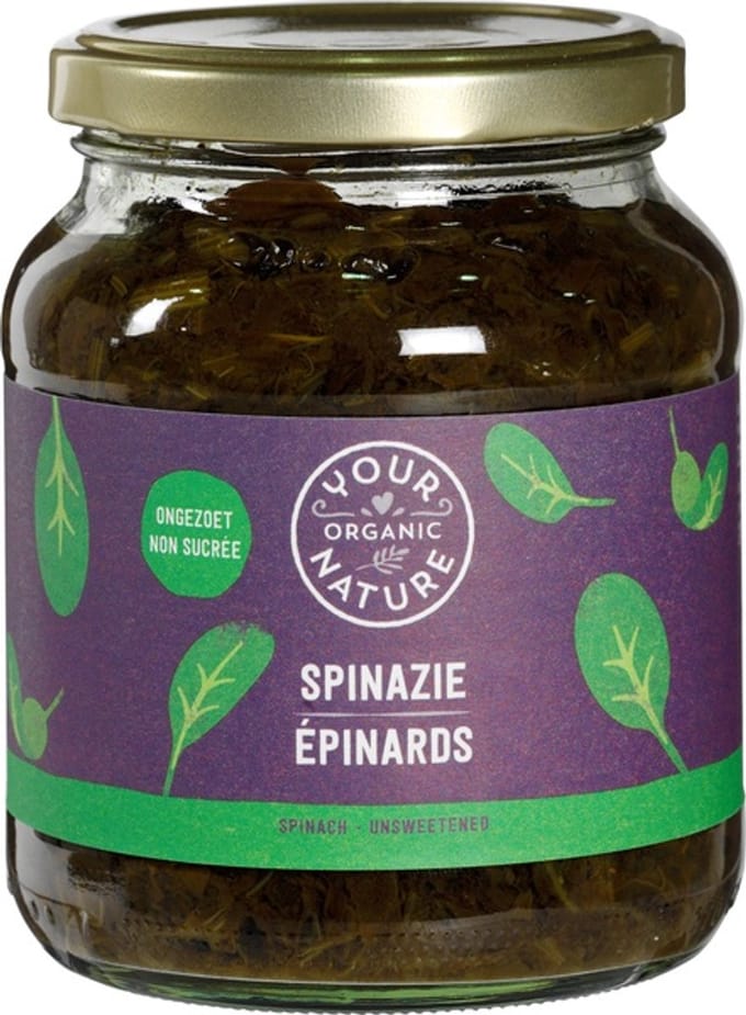 Your Organic Nature Spinazie (340 gr)