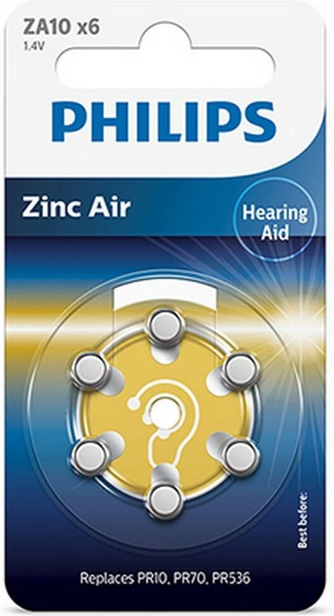 Buttoncell 6pcs PR70/ZA10