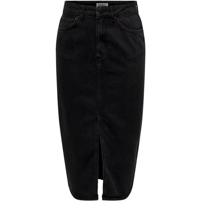 ONLY ONLBIANCA MIDI SKIRT DNM REA NOOS Dames Rok - Maat S