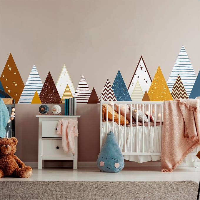 Kinderstickers van Scandinavische bergen, Ulrika, 60 x 100 cm