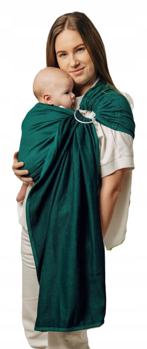LennyLamb Ringdraagdoek - Smaragd Groen (1,8m)
