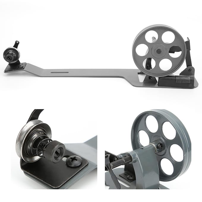 Grote Spoelwinder Roestvrij Staal Industriële Naaimachines Accessoires gray