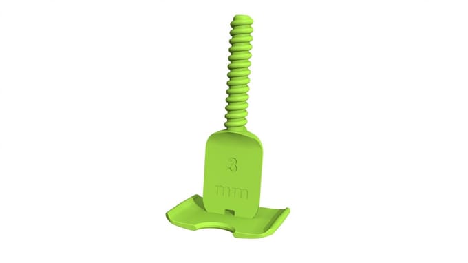 Stalco Tegelnivelleerclips NR4 1mm - 300 stuks